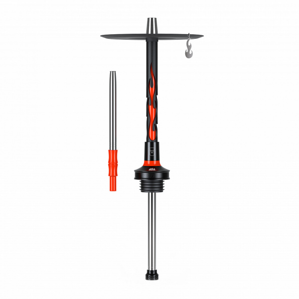 Шахта MISHA Revolt HERO (Шахта, мундштук, шланг,блюдце) (Flame, 50 см, Шахта, Шланг, Мундштук, 13 мм, Нержавеющая сталь, Да)