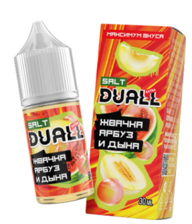 Жидкость Duall Extra salt 30ml LIGHT 20mg (Жвачка арбуз дыня, Light)