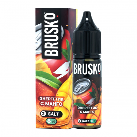 Жидкость Brusko Chubby salt 35ml 20mg (№2) (Энергетик с манго, Light)