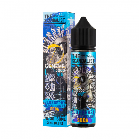 Жидкость The Scandalist 60ml 3mg (Geneve 3000 (Чернично-смородиновый лимонад))