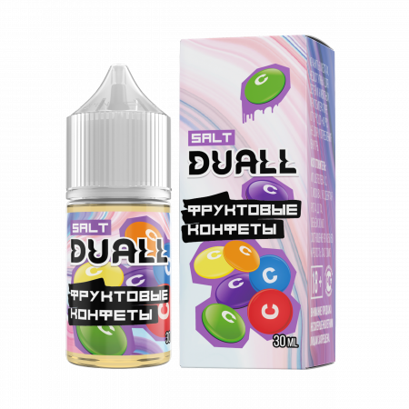 Жидкость Duall salt 30ml HARD 50mg (Фруктовые Конфеты, Hard)