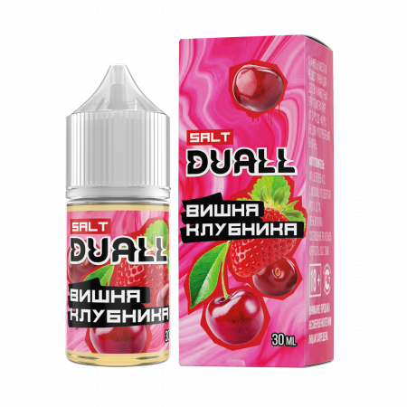 Жидкость Duall salt 30ml LIGHT 20mg (Вишня Клубника, Light)