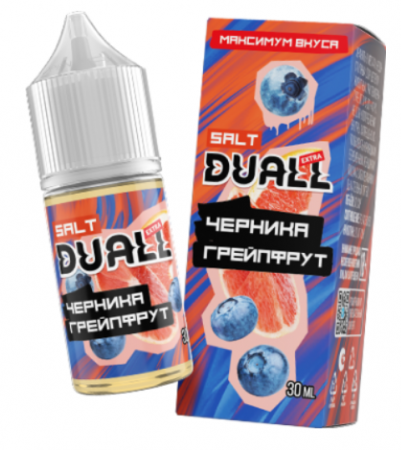 Жидкость Duall Extra salt 30ml LIGHT 20mg (Черника грейпфрут, Light)