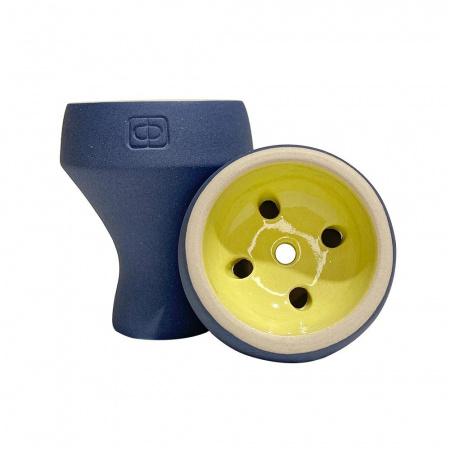 Чаша Форма Турка Бетон (Синий/Желтый)