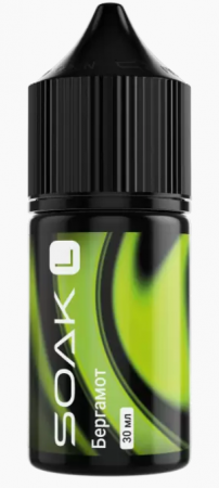 Жидкость SOAK L 30ml 20mg (Bergamot (Бергамот), Light)