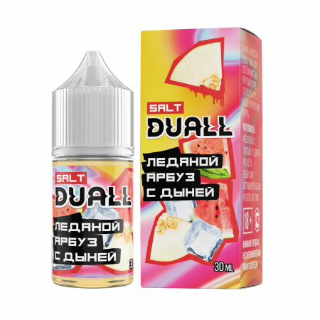 Жидкость Duall salt 30ml LIGHT 20mg (Ледяной Арбуз с Дыней, Light)