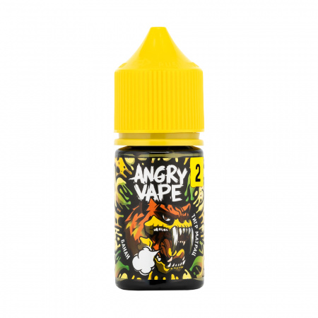 Жидкость Angry Vape salt 30ml 50mg (2 Ultra) (Тигр Матрац (банан), Hard)