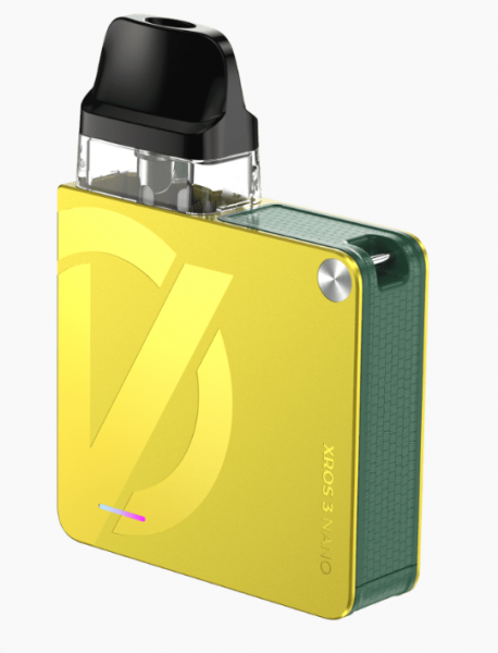 POD-система Vaporesso XROS 3 Nano (Lemon Yellow, Датчик затяжки, 1000 mAh, 2 мл, 23 W)