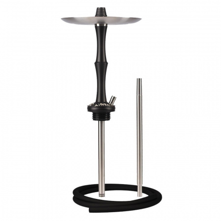 Шахта Aura model Black (Black, 47 см, 14 мм, Шахта, Шланг, Мундштук, Нержавеющая сталь, Нет)