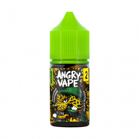 Жидкость Angry Vape salt 30ml 20mg Sour (Леопард Пятно (Ананасовая газировка), Light)