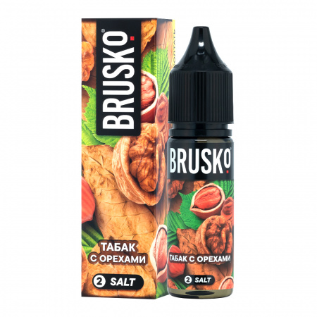 Жидкость Brusko Chubby salt 35ml 20mg (№2) (Табак с орехами, Light)