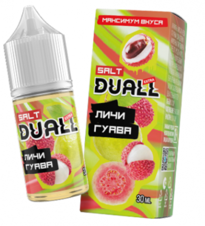 Жидкость Duall Extra salt 30ml LIGHT 20mg (Личи гуава, Light)