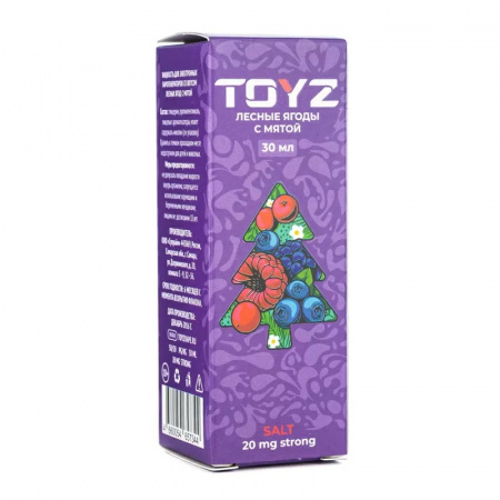 Жидкость Toyz 30ml 20mg Strong (Forest Berries Mint (Лесные ягоды с мятой), Hard)